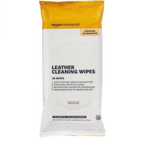 Commercial Leather Cleaning Wipes, 2 packs